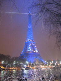 La Tour Eiffel, Présidente de l'Europe