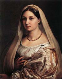 Raphaël, La donna Velata, 1516, Florence, Palazzo Pitti