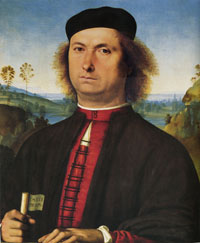 Le Pérugin, Portrait de Francesco delle Opere, 1494